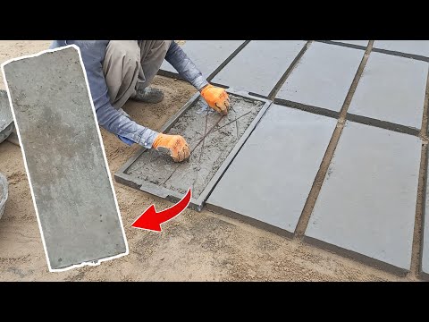 Cement Tile Making